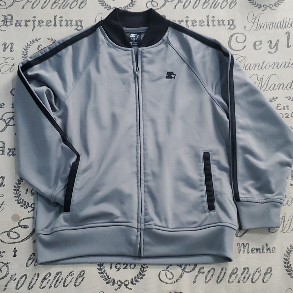 Boys Starter Lightweight Zip Up Jacket Size 8 M